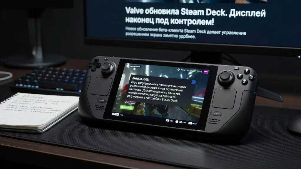 Valve обновила Steam Deck. Дисплей наконец под контролем!