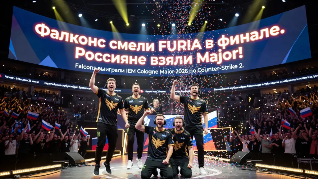 Falcons смели FURIA в финале. Россияне взяли Major!