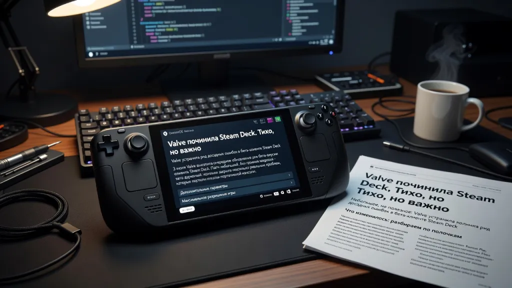 Valve починила Steam Deck. Тихо, но важно
