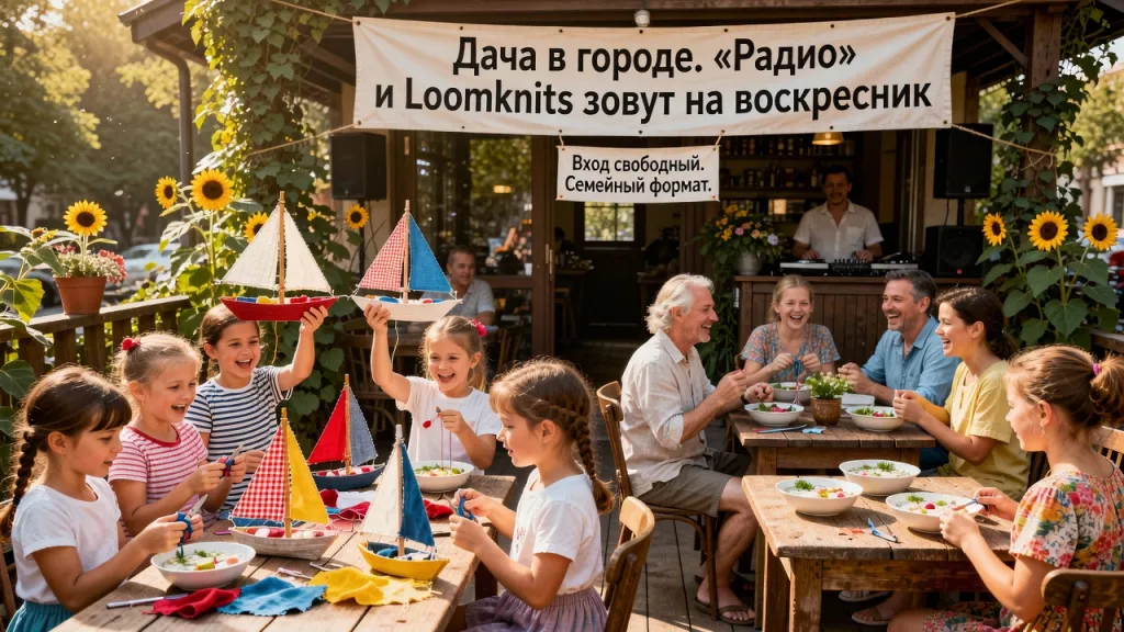 Дача в городе. «Радио» и Loomknits зовут на воскресник